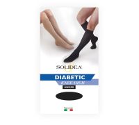 Solidea Diabetic Knee-High gambaletti a compressione leggera colore nero taglia 4-xl
