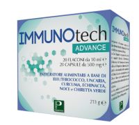 Immunotech Advance integratore immunostimolante 20 capsule + 10 flaconcini 10ml