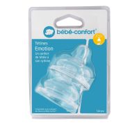 Bebe confort tettarella a base larga maternity in silicone 1 flusso regolabile 0- 12 mesi
