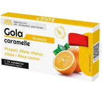Sanavita Gola gusto arancia 24 caramelle