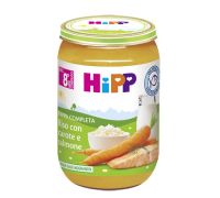 Hipp Bio pappa completa con riso carote e salmone 250 grammi  