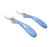 Set 2 cucchiai in silicone blu