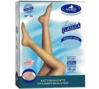 Sauber Linea Charme 18-22 mmhg autoreggente maglia liscia 140 denari colore camel taglia 5