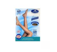 Sauber Linea Classica 13-17mmhg 70 denari autoreggente maglia liscia colore camel taglia 5