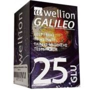Wellion Galileo strisce reattive per la misurazione della glicemia 25 pezzi