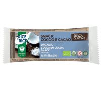 Probios Rice & Rice snack cocco e cacao senza glutine 25 grammi