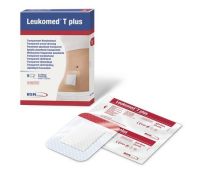 Leukomed T Plus medicazione autoadesiva sterile resistente all'acqua 8 x 10cm 5 pezzi