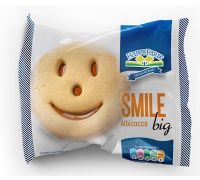 Happy Farm smile big albicocca biscotti ripieni senza glutine 200 grammi