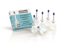 Dynacren Microclismi Glicerolo camomilla e malva lassativo 6 pezzi 9 grammi