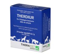 Theradiur mangime complementare per il benessere delle vie urinarie di cani e gatti pasta fluida appetibile 20 bustine