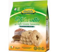 Farabella il biscotto biscotti di teff e grano saraceno senza glutine 200 grammi