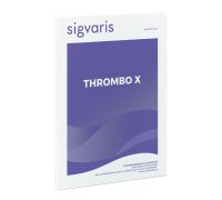 Sigvaris Thrombo x calza coscia normal punta con foro d'ispezione colore bianco taglia m