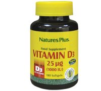 Natures Plus Vitamin D3 1000 IU 180 perle softgels