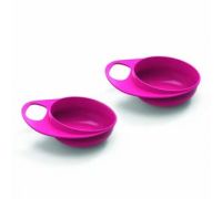 Nuvita Easy Eating piatto colore rosa