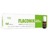 Flaconix Ultra integratore per l'equilibrio della flora batterica intestinale 11 flaconcini + 140mg di polvere