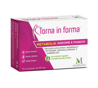 Torna in forma Metabolik Addome e Fianchi integratore per il controllo del peso 30 compresse