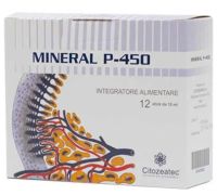 Mineral P-450 integratore per ridurre la stanchezza e favorire l’equilibrio minerale soluzione orale 12 stick da 10ml