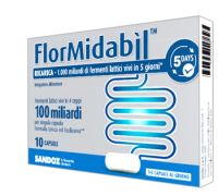Flormidabil Ricarica integratore per l'equilibrio della flora intestinale 10 capsule