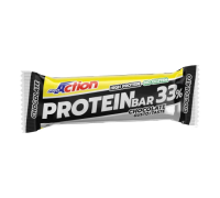 Proaction prot bar 33% barretta proteica al cioccolato 50 grammi