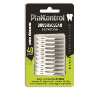 Plak Control Brush & Clean Carbon scovolini interdentali sbiancanti 40 pezzi