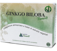 Ginko Biloba Benoit integratore per la funzione cerebrale 60 compresse