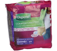 Depend Comfort-Protect Donna mutandine assorbenti taglia s/m 10 pezzi
