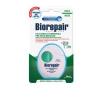 Biorepair filo interdentale cerato scorrevole per spazi regolari 50mt