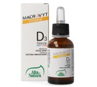 Macrovyt vitamina d3 gocce integratore per ossa sane 30ml