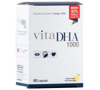 VitaDHA 1000 integratore per il benessere del sistema nervoso e della vista 60 capsule