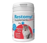 Restomyl Supplemento Gatto per il benessere del cavo orale polvere orale 40 grammi