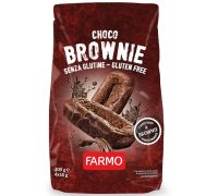 Farmo choco brownie al cioccolato biscotti senza glutine 4x50 grammi