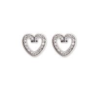Biojoux Elegant Heart orecchini in acciaio chirurgico