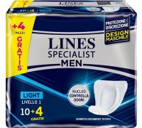 Lines Specialist Men livello 1 light assorbenti per uomo 14 pezzi