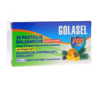 GOLASEL PRO 20 PASTIGLIE BALSAMICHE GUSTO FORTE