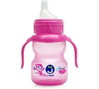 J bimbi b free sippi prima tazza con beccuccioin silicone 6m+ colore rosa 240ml