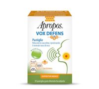 Apropos Vox Defens dispositivo medico per la raucedine gusto mentolo eucaliptolo 20 pastiglie