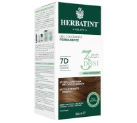Herbatint 3 dosi gel colorante permanente 7D biondo dorato 300ml