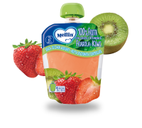 Mellin merenda alla frutta con fragola e kiwi 90 grammi  