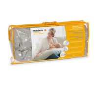 Medela cuscino per gravidanza e allattamento con fantasia grigio stelle  