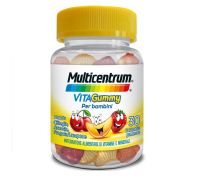 Multicentrum VitaGummy Integratore Vitamine e Minerali Bambini 3+ anni Vitamina D Iodio 30 Caramelle