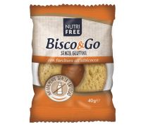 Nutrifree Bisco & Go albicocca biscotti ripieni senza glutine 4 x 40 grammi