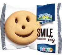 Happy Farm smile big nocciola biscotti ripieni senza glutine 200 grammi