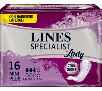 Lines Specialist Mini Plus assorbenti per incontinenza leggera 16 pezzi