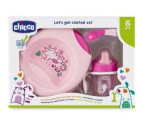 Chicco set pappa piatto cucchiaio e tazza 6m+