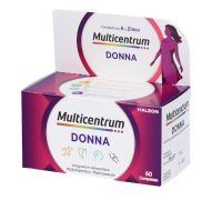 Multicentrum Donna Integratore Alimentare Multivitaminico Vitamina D Calcio Ferro Acido Folico 60 compresse