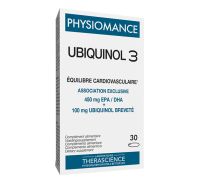 Physiomance Ubiquinol?3 integratore per l'equilibrio cardiovascolare 30?perle