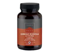 Terranova Ginkgo Rodiola e Colina integratore per le funzioni cognitive 50 capsule