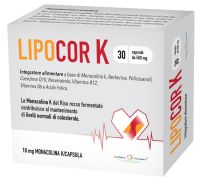 Lipocor K integratore per il controllo del colesterolo 30 capsule