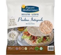 Piaceri Mediterranei piadina integrale senza glutine 180 grammi