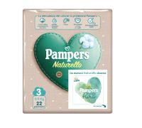 Pampers Naturello pannolini 4-9kg taglia 2 midi 22 pezzi